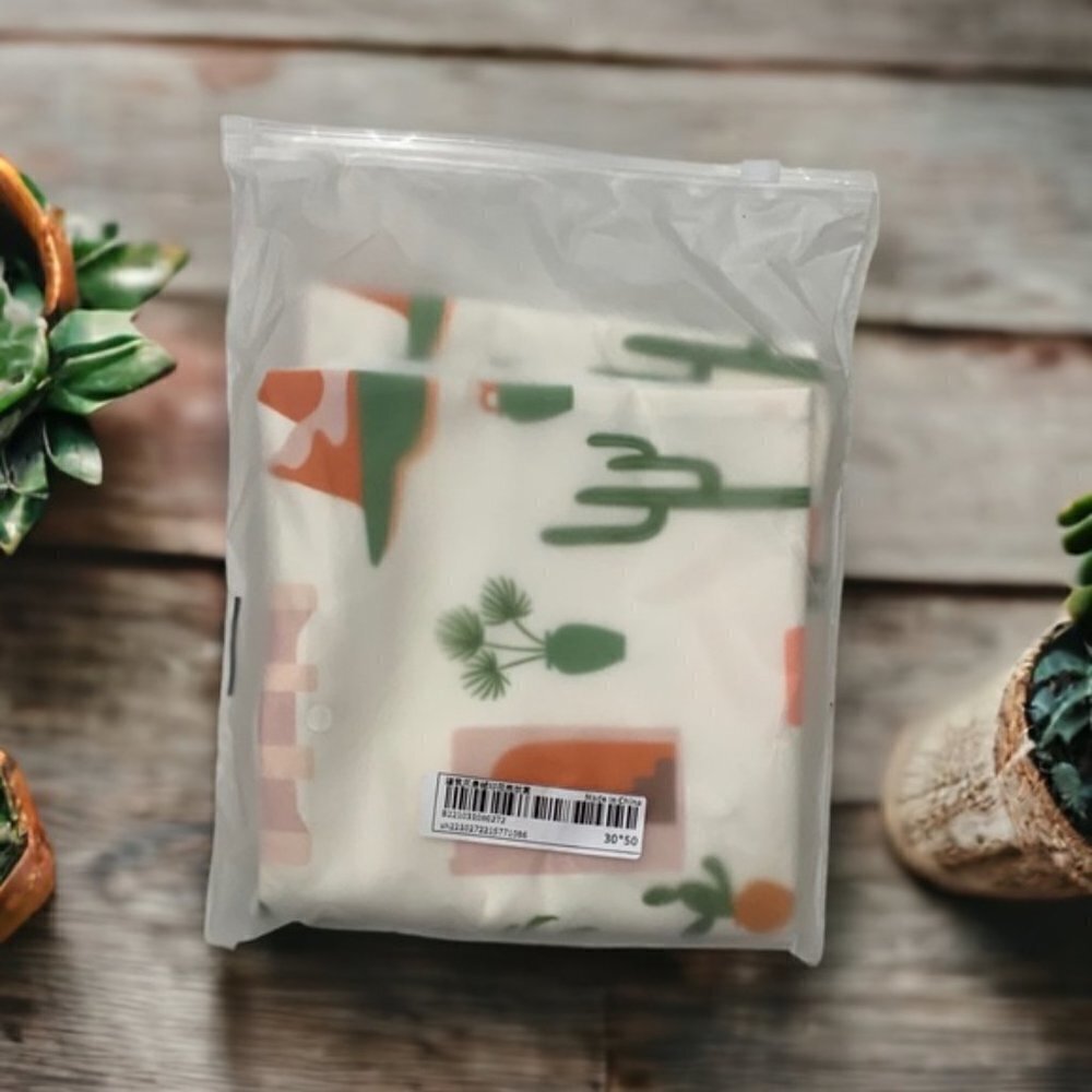 Pillow Cover Southwestern Cactus Buildings Western Zip Rectangle 19.7 X 11.8 - Picture 10 of 15